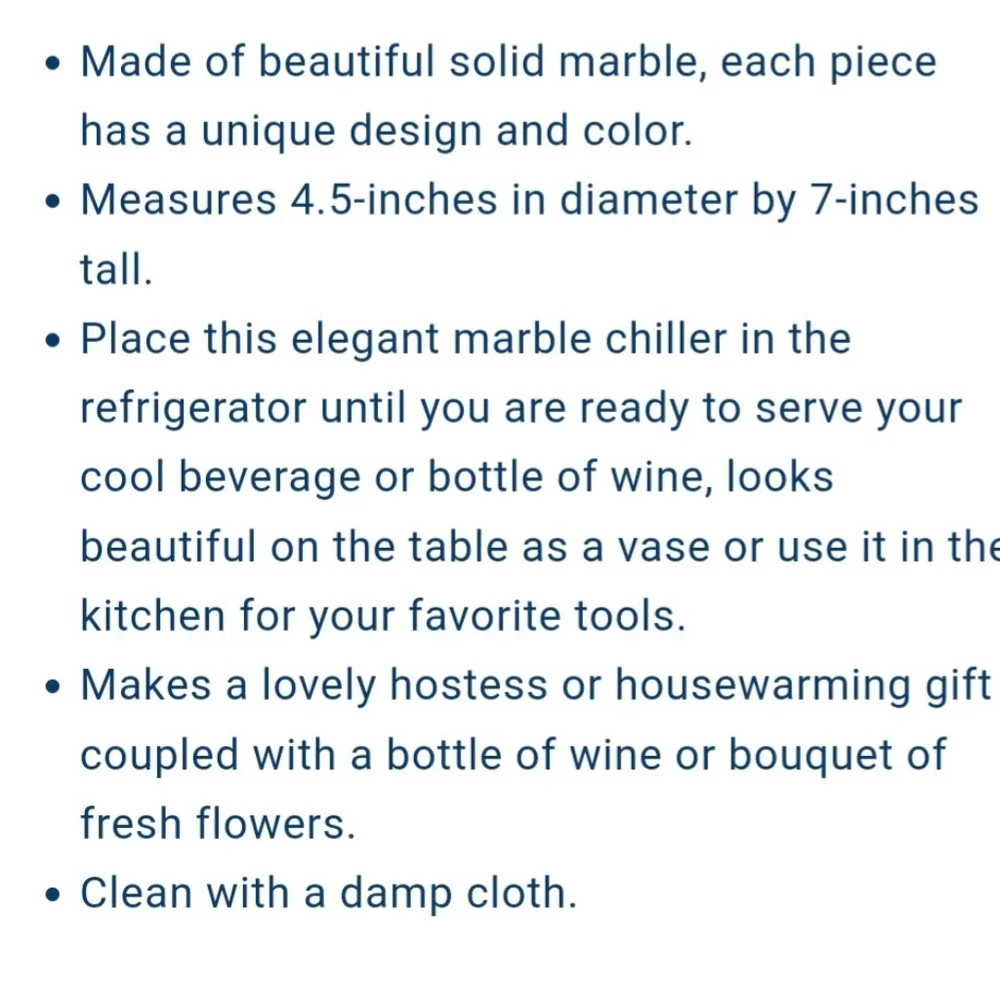 Marble Wine Cooler - Picture 5 of 5